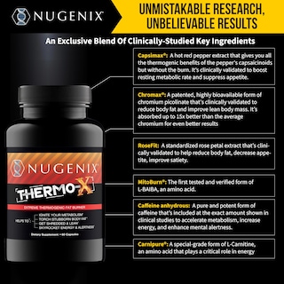 Foto 4 | Foto 4 | Suplemento Quemador De Grasa Termogénico Nugenix Thermo-x, 60 Unidades - Venta Internacional.