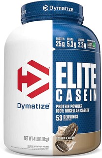 Foto 1 | Foto 1 | Proteína En Polvo Dymatize Elite Casein 100% Micelar, 4 Libras - Venta Internacional.