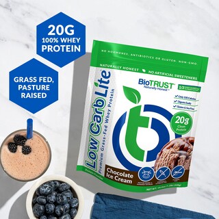 Foto 2 | Foto 2 | Proteína En Polvo Biotrust Low Carb Lite, 20 G, Suero De Leche De Animales Alimentados Con Pasto - Venta Internacional.