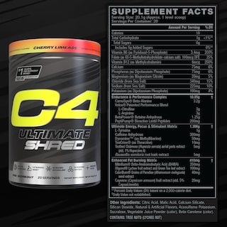 Foto 3 | Foto 3 | Polvo Preentrenamiento Cellucor C4 Ultimate Shred, 20 Porciones - Venta Internacional.