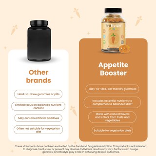 Foto 6 | Foto 6 | Gomitas Appetite Booster Truheight Kids, Totalmente Naturales, Color Naranja - Venta Internacional.