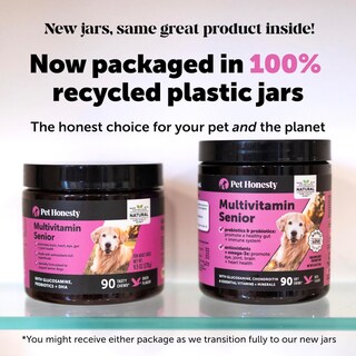 Foto 3 | Foto 3 | Suplementos Multivitamínicos Para Perros Mayores De Pet Honesty, 90 G, Masticables - Venta Internacional.