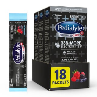 Foto 1 | Foto 1 | Polvo Electrolítico Pedialyte Advancedcare Plus, 18 Paquetes - Venta Internacional.