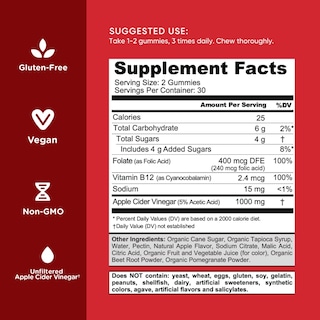 Foto 5 | Foto 5 | Suplemento Goli De Vinagre De Sidra De Manzana Gummy 300 Vitaminas - Venta Internacional.