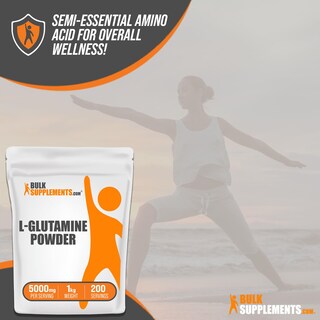 Foto 5 | Foto 5 | Suplemento Bulksupplements.com L-glutamina En Polvo, 1 Kg - Venta Internacional.