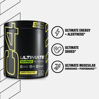 Foto 3 | Foto 3 | Polvo Preentrenamiento Cellucor C4 Ultimate Shred, 20 Porciones - Venta Internacional.