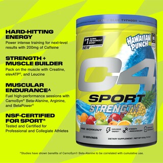 Foto 2 | Foto 2 | Polvo Para Antes Del Entrenamiento Cellucor C4 Sport Strength Sandía - Venta Internacional.