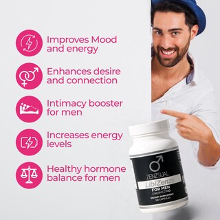 Foto 4 | Foto 4 | Suplemento Dietético Zenzsual Libizens Men Testosterone 120 Cápsulas - Venta Internacional.