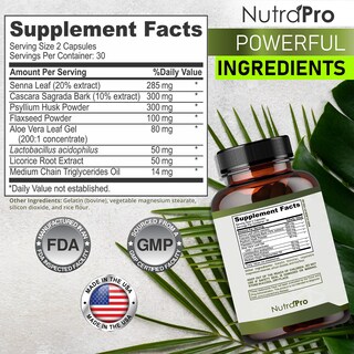 Foto 6 | Foto 6 | Colon Cleanse Nutrapro 15 Días Con Probióticos 60 Cápsulas - Venta Internacional.