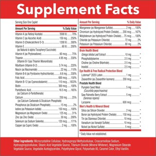 Foto 4 | Foto 4 | Suplemento Gnc Mega Men 50 Plus One Daily 60 Cápsulas - Venta Internacional.