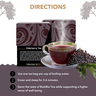 Foto 4 | Foto 4 | Té De Hierbas Buddha Teas, Saúco Orgánico, 18 Bolsitas - Venta Internacional.