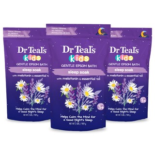 Foto 1 | Foto 1 | Epsom Salt Sleep Soak Dr. Teal's Kids Con Melatonina, 1 Kg X 3 - Venta Internacional.