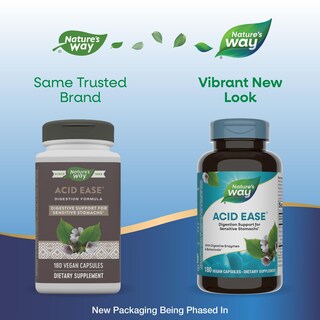 Foto 2 | Foto 2 | Suplemento Nature's Way Acid-Ease Digestion 180 Cápsulas Veganas - Venta Internacional