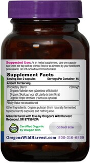 Foto 2 | Foto 2 | Suplemento Wild Harvest Muscle Relax De Oregon, 90 Cápsulas Veganas - Venta Internacional.