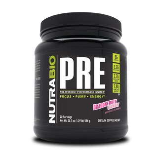 Foto 1 | Foto 1 | Polvo Para Antes Del Entrenamiento Nutrabio Sustained Energy, 20 Porciones - Venta Internacional.