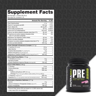 Foto 2 | Foto 2 | Polvo Para Antes Del Entrenamiento Nutrabio Sustained Energy, 20 Porciones - Venta Internacional.
