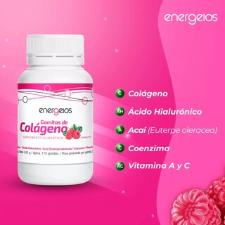 Foto 3 | Foto 3 | Gomitas Colágeno Ácido Hialurónico Suplemento Kit Energeios