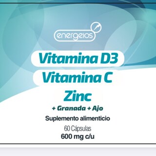 Foto 3 | Foto 3 | Suplemento Vitamina C D3 Y Zinc 3 Frascos Energeios
