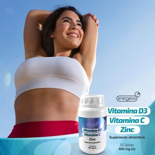 Foto 5 | Foto 5 | Suplemento Vitamina C D3 Y Zinc 3 Frascos Energeios