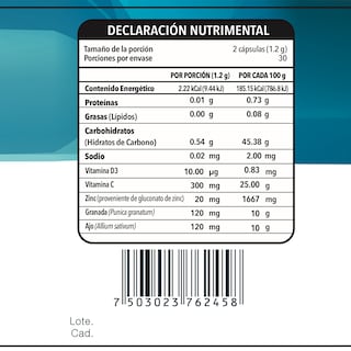 Foto 6 | Foto 6 | Suplemento Vitamina C D3 Y Zinc 3 Frascos Energeios