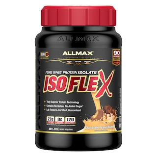 Foto 1 | Foto 1 | Proteína De Suero Aislada Allmax Isoflex Chocolate Y Cacahuete 900 G - Venta Internacional.