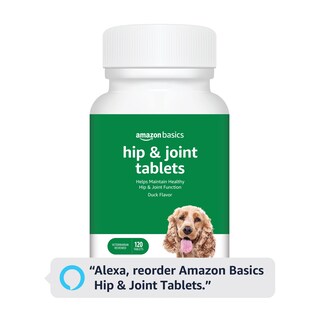 Foto 6 | Foto 6 | Suplementos Amazon Basics Dog Hip & Joint 120 Comprimidos - Venta Internacional.