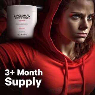 Foto 4 | Foto 4 | Suplemento De Monohidrato De Creatina Liposomal Codeage 300 Cápsulas - Venta Internacional.