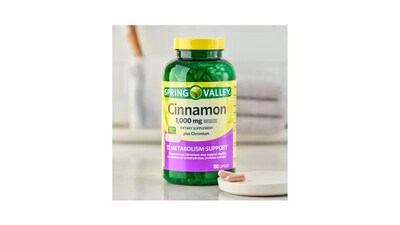 Foto 3 | Foto 3 | Canela 1000mg Spring Valley + Cromo 180 Cápsulas