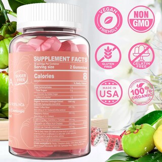 Foto 2 | Foto 2 | Gomitas Neviss Garcinia Cambogia 1000 Mg 95% Hca Sin Azúcar - Venta Internacional.