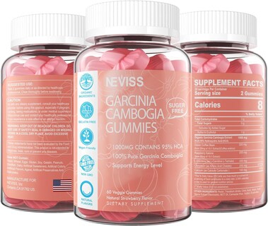 Foto 7 | Foto 7 | Gomitas Neviss Garcinia Cambogia 1000 Mg 95% Hca Sin Azúcar - Venta Internacional.
