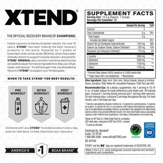 Foto 2 | Foto 2 | Bcaa En Polvo Xtend Original Mango Madness 90 Porciones - Venta Internacional.