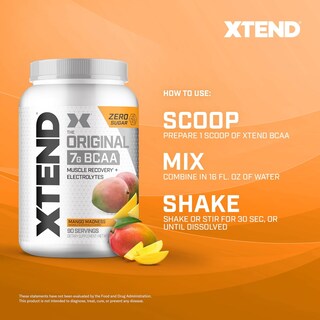 Foto 6 | Foto 6 | Bcaa En Polvo Xtend Original Mango Madness 90 Porciones - Venta Internacional.