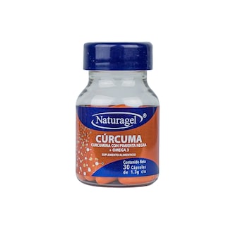 Foto 1 | Foto 1 | Cúrcuma, Curcumina con Pimienta Negra y Omega 3 Naturagel