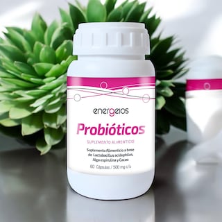 Foto 3 | Foto 3 | Probióticos Espirulina Energeios 3 Frascos de 60 Cápsulas C/U