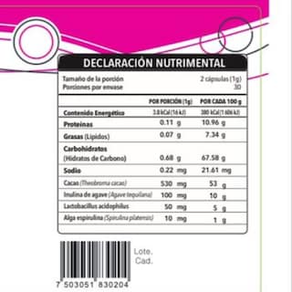 Foto 5 | Foto 5 | Probióticos Espirulina Energeios 3 Frascos de 60 Cápsulas C/U