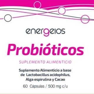 Foto 6 | Foto 6 | Probióticos Espirulina Energeios 3 Frascos de 60 Cápsulas C/U