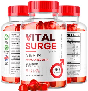 Foto 5 | Foto 5 | Suplemento Gummies Vital Surge Para Hombre, Paquete De 2, 120 Gomitas - Venta Internacional.