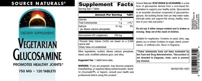 Foto 4 | Foto 4 | Glucosamina Vegetariana Supplement Source Naturals 750 Mg - Venta Internacional.