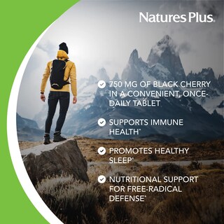 Foto 3 | Foto 3 | Suplemento Natures Plus Herbal Actives Black Cherry 750 Mg - Venta Internacional.