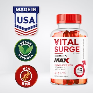 Foto 2 | Foto 2 | Gomitas Vital Surge Male Performance 1050 Mg 60 Unidades - Venta Internacional.