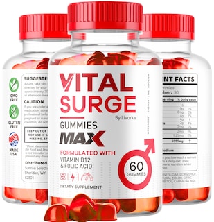 Foto 5 | Foto 5 | Gomitas Vital Surge Male Performance 1050 Mg 60 Unidades - Venta Internacional.