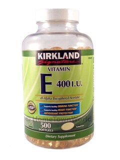 Foto 1 | Foto 1 | Suplemento Kirkland Signature Vitamina E 400 Ui 500 Cápsulas Blandas - Venta Internacional