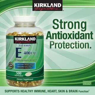 Foto 3 | Foto 3 | Suplemento Kirkland Signature Vitamina E 400 Ui 500 Cápsulas Blandas - Venta Internacional