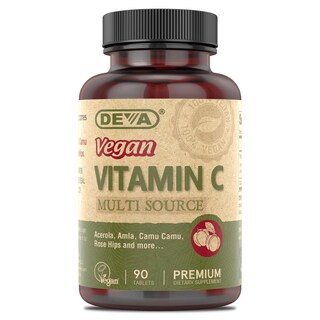 Foto 1 | Foto 1 | Suplemento Deva De Vitamina C Premium A Base De Alimentos Veganos, 90 Tabletas - Venta Internacional.