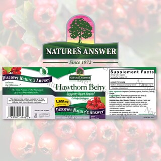 Foto 2 | Foto 2 | Suplemento Nature's Answer Hawthorn Berry 1500 Mg 90 Cápsulas - Venta Internacional.