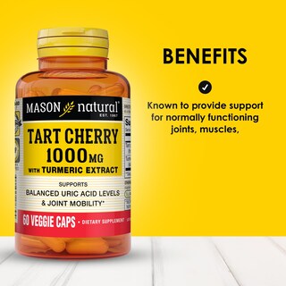 Foto 2 | Foto 2 | Suplemento Mason Natural Tart Cherry Con Cúrcuma 1000 Mg - Venta Internacional.