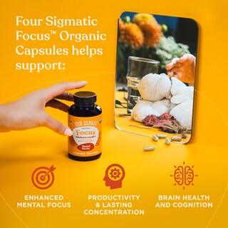 Foto 3 | Foto 3 | Suplemento Para Cuatro Cápsulas Sigmatic Focus Lion's Mane, 30 Porciones - Venta Internacional.
