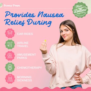 Foto 4 | Foto 4 | Caramelos Three Lollies para Disminuir Náuseas 21 Piezas - Venta Internacional