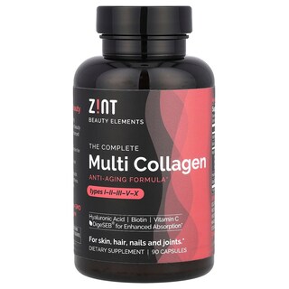 Foto 1 | Foto 1 | Suplementos De Colágeno Zint Multi Collagen Pills, 90 Unidades - Venta Internacional.