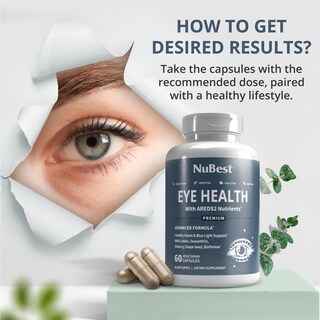 Foto 5 | Foto 5 | Suplemento Nubest Areds, 2 Vitaminas Para Los Ojos, Salud Ocular, 60 Cápsulas - Venta Internacional.